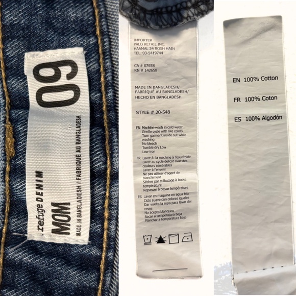 Refuge Mom Dark Wash Denim Shorts Size 29 - Picture 6 of 7